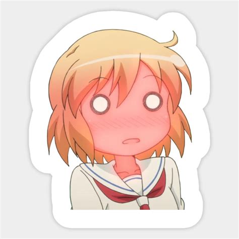 blush anime sticker teepublic