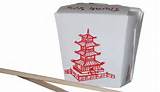 Open Chinese Takeout Box
