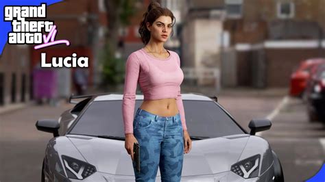 Artist Creates Amazing D Model Of Gta S Lucia