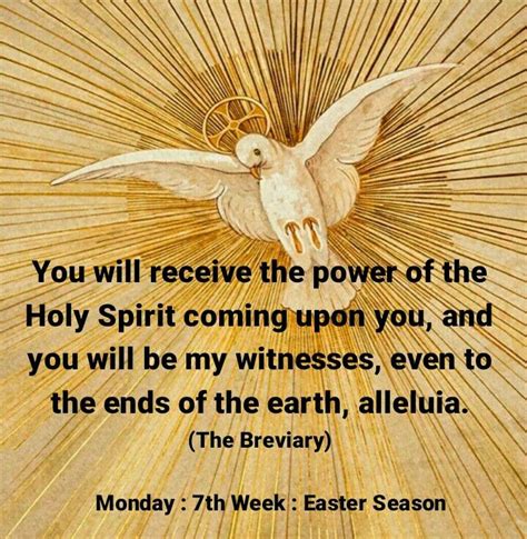 You Will Receive The Power Of The Holy Spirit ~ Verse Quotes