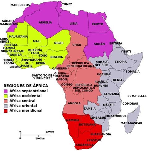 Países Y Regiones De África Cátedra Uno