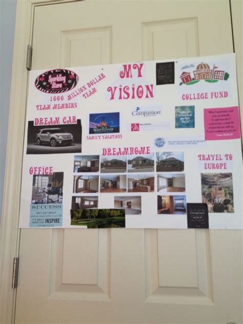 Vision Board Project Vision Board Party Vision Board Diy