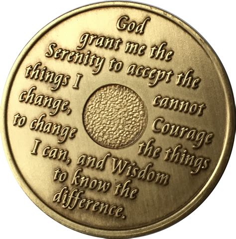 Aa Month Medallion Bronze Sobriety Chip Coin 1 2 3 4 5 6 7 8 9 10 11 1