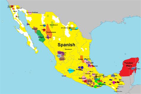 Mapa De Lenguas De Mexico Lenguas Indigenas De America Images