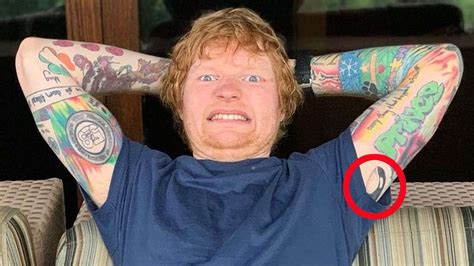 Ed Sheeran überrascht Mit Neuem Tattoo Und Enthüllt Rührenden Hintergrund