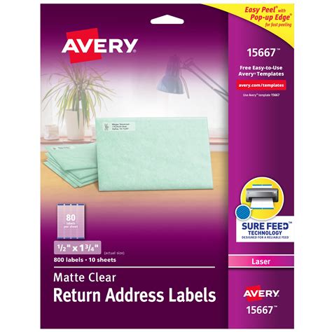 Avery Label Template 1 2 X 1 3 4