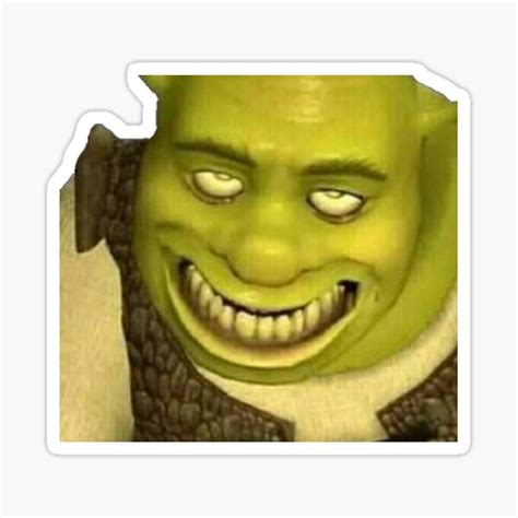 Shrek Meme Sticker For Sale By Basakyavuz Redbubble