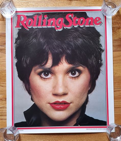 Linda Ronstadt Rolling Stone Magazine 1980 Promo Poster Annie Leibovitz