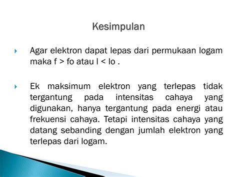 Ppt Sifat Partikel Cahaya Powerpoint Presentation Free Download Id