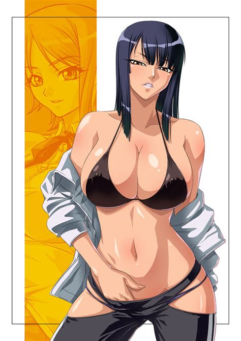 Kagami Hirotaka Nami One Piece Nico Robin One Piece 2girls Bare