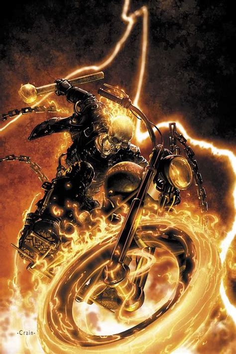 Ghost Rider By Clayton Crain Ghost Rider Marvel Ghost Rider Ghost