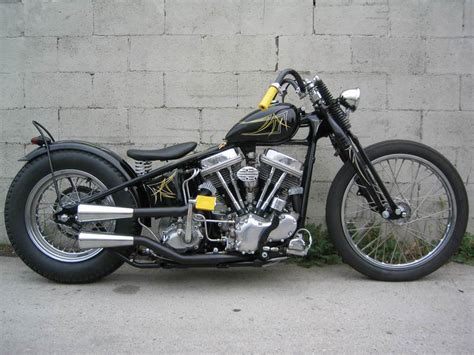 Bobber Inspiration Panhead Bobbers And Custom Motorcycles