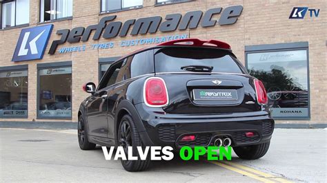 Mini Cooper F56 S W Armytrix Valvetronic Exhaust Accelerations Pops