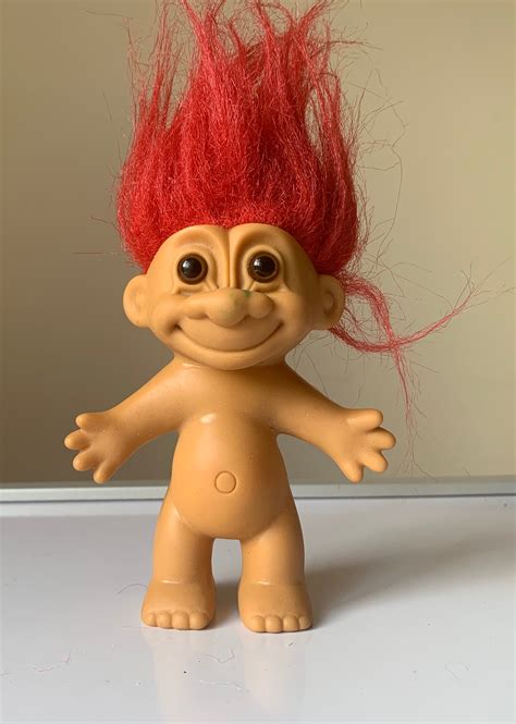 Vintage 1980s 1990s Russ Red Hair Troll Doll Figure Etsy