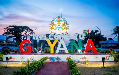 first lady unveils 25m ‘welcome to guyana sign at cjia news room guyana