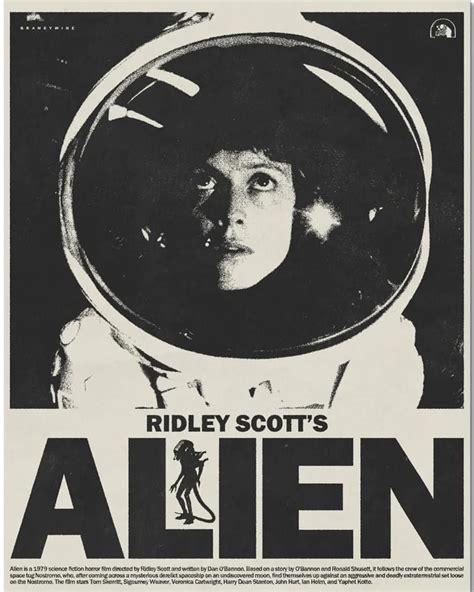 Kiki De La Petite Flaque — Alien Ridley Scott 1979 Alternative Poster