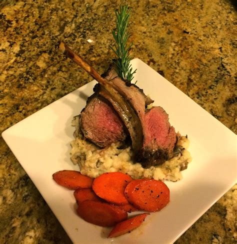 We recommend baking potatoes at 400 degrees f for about an hour. TASTE OF HAWAII: RACK OF LAMB - CHRISTMAS EVE DINNER AT HOME