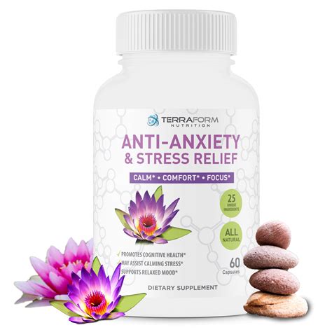 Premium Anxiety Relief Pills Natural Formula Supports A Calm