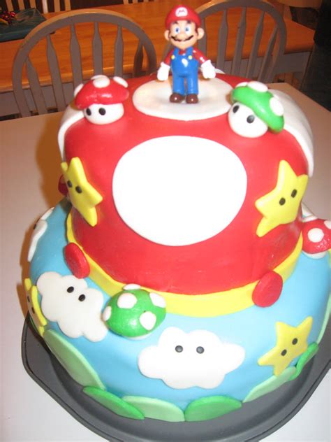 Super mario bros princess peach crown birthday cake. Mario Cakes - Decoration Ideas | Little Birthday Cakes