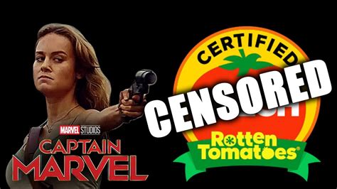 Marvel Censors Rotten Tomatoes Site To Cover Up Captain Marvel