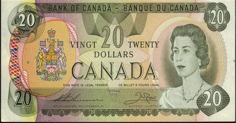 Canada 20 Dollar Note 1979 Queen Elizabeth Iiworld Banknotes And Coins