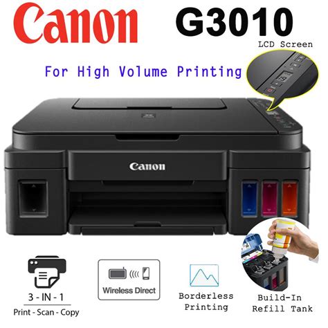 This will also save the cost of extra ink or toner. Canon G3010 WiFi All in One InkTank Printer - Refill Ghar