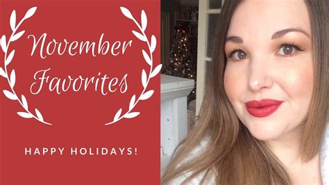 November Favorites Youtube