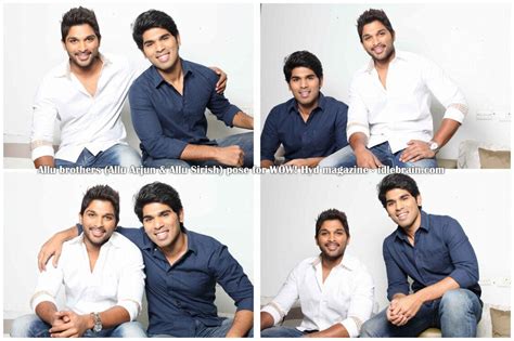 Brother Picture Poses Allu Brothers Popular Star Allu Arjun And
