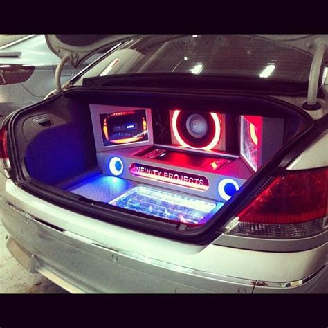 Custom Sound Systems For Cars Super Awesome Custom Trunk Car Audio