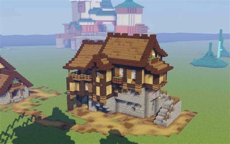 Medieval Building House Minecraft Hd Wallpaper Rare Gallery