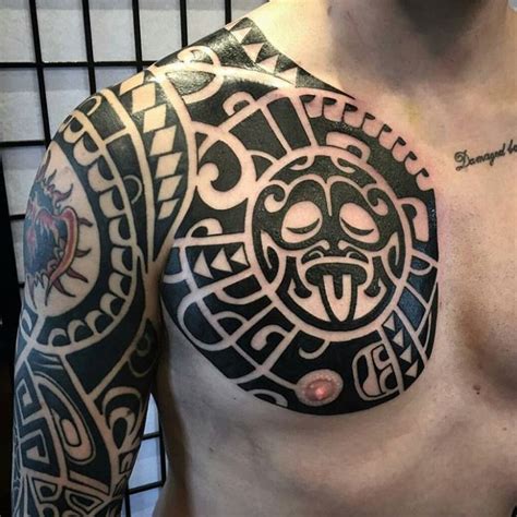 Maori Chest Tattoo Best Tattoo Ideas Gallery