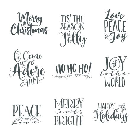 Merry christmas word clipart free download! Christmas Word Art Overlays