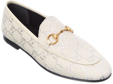Gucci Jordaan Gg Canvas Loafer Shopstyle Flats