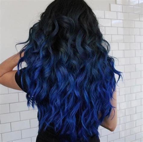 Balckb Blue Ombr Hair Hair Color For Black Hair Best Ombre Hair Blue Ombre Hair
