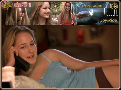 Leelee Sobieski Nue Dans Joy Ride