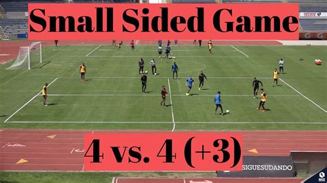 Footballsoccer Small Sided Game 4 Vs 4 3 Youtube