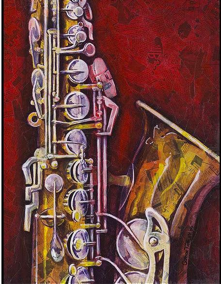 Saxophone Art Jazz Artwork Jazz Saxophone Saxaphone Instruments Art