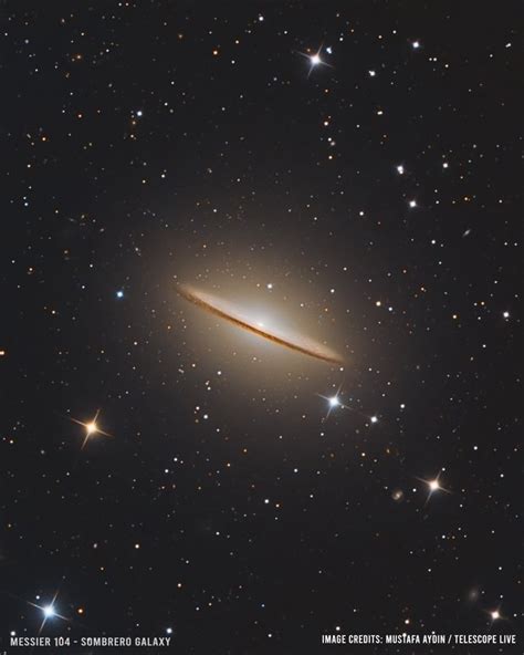 Messier 104 Sombrero Galaxy Mustafa Aydın Astrobin