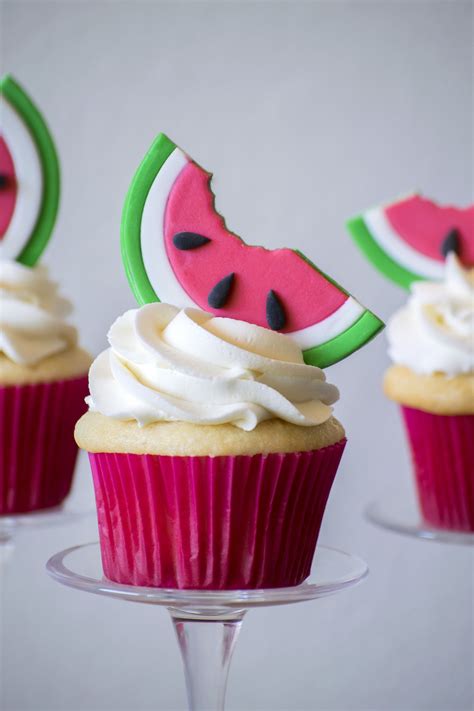 Edible Summer Watermelon Cupcake Toppers By Cakesbylacy On Etsy