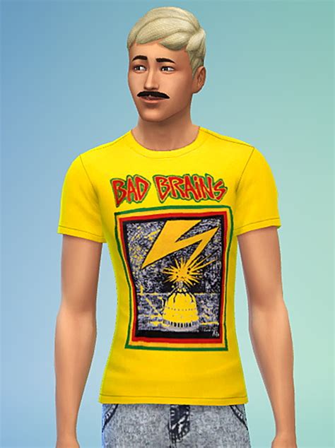 Punk Rock T Shirt Collection 1 Non Default Sims 4 Male Clothes