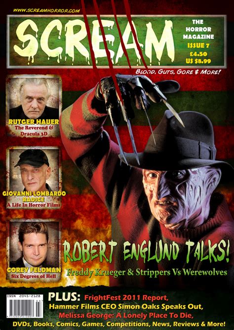 Scream Magazine Freddy Krueger By Smalltownhero On Deviantart