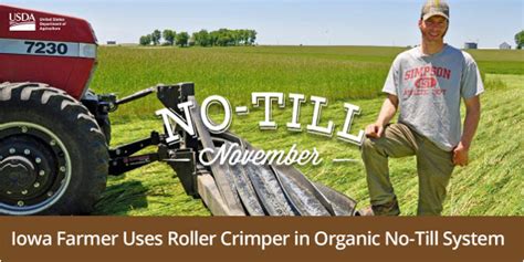 Farmer Uses Roller Crimper In Organic No Till System Morning Ag Clips