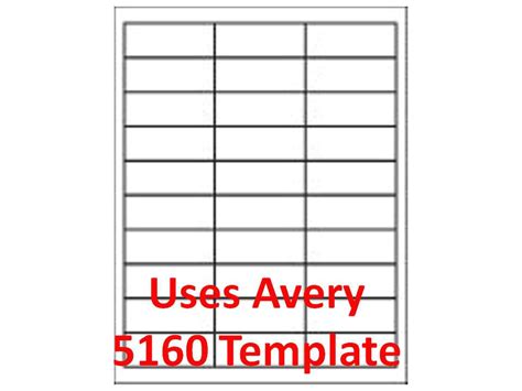 Avery 5160 template word, want to create 5160 compatible mailing labels? Avery 8160 Template Open Office | williamson-ga.us