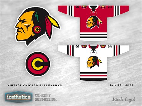 A virtual museum of sports logos, uniforms and historical items. 0089: Vintage Blackhawks — icethetics.co