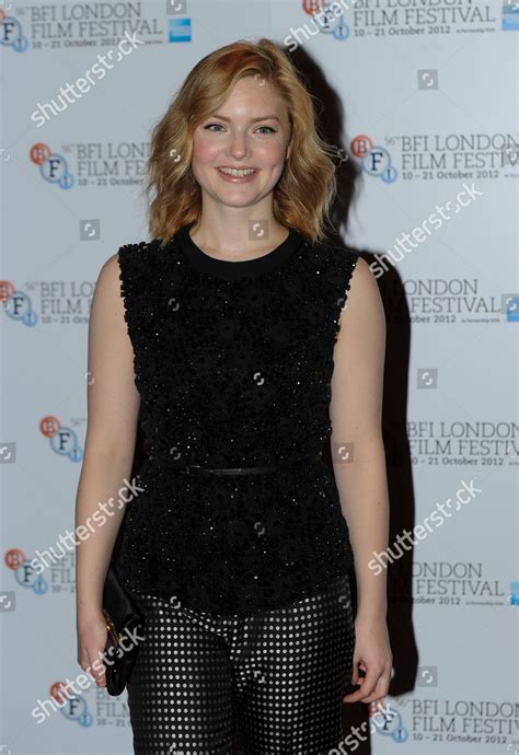 Actress Holliday Grainger Arrives Great Expectations Editorial Stock