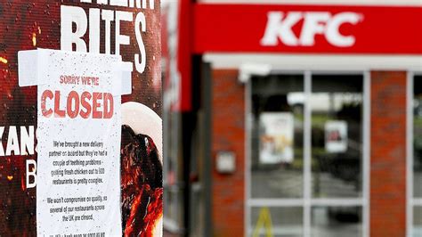 KFC Shortages To Continue All Week BBC News