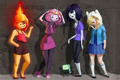 Adventure Time Girls Adrien Le Coz Adventure Time Girls Adventure