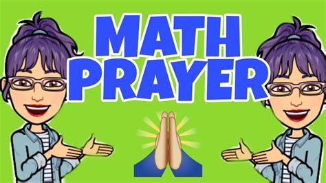 Math Prayer Youtube