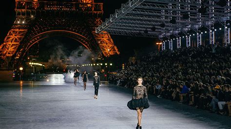 Saint Laurent Stages Fashion Show Underneath Eiffel Tower Hello