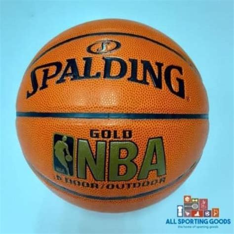 Jual Lariss Bola Basket Spalding Nba Gold Full Kulit Import Indoor